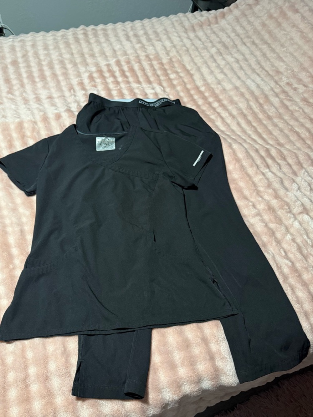 Skechers Black Scrub Set